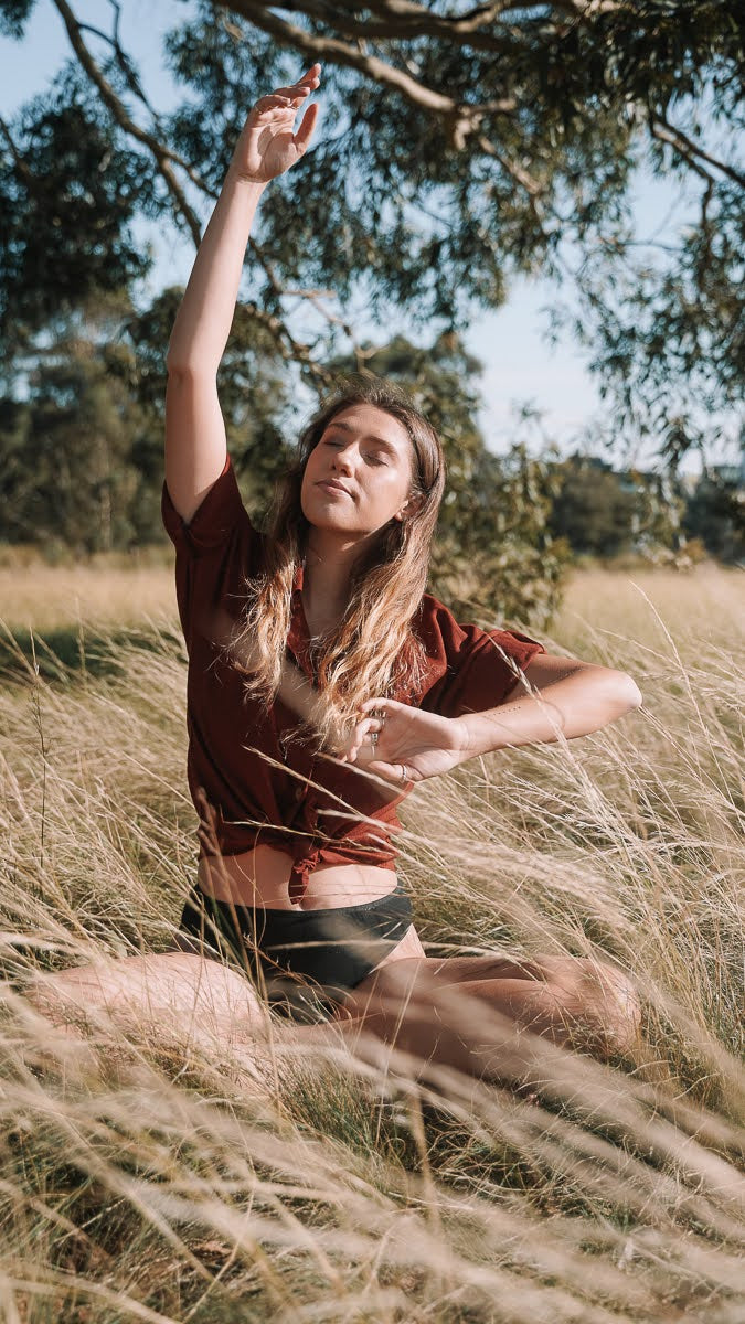 Hemp blouse sustainable Australian Fashion