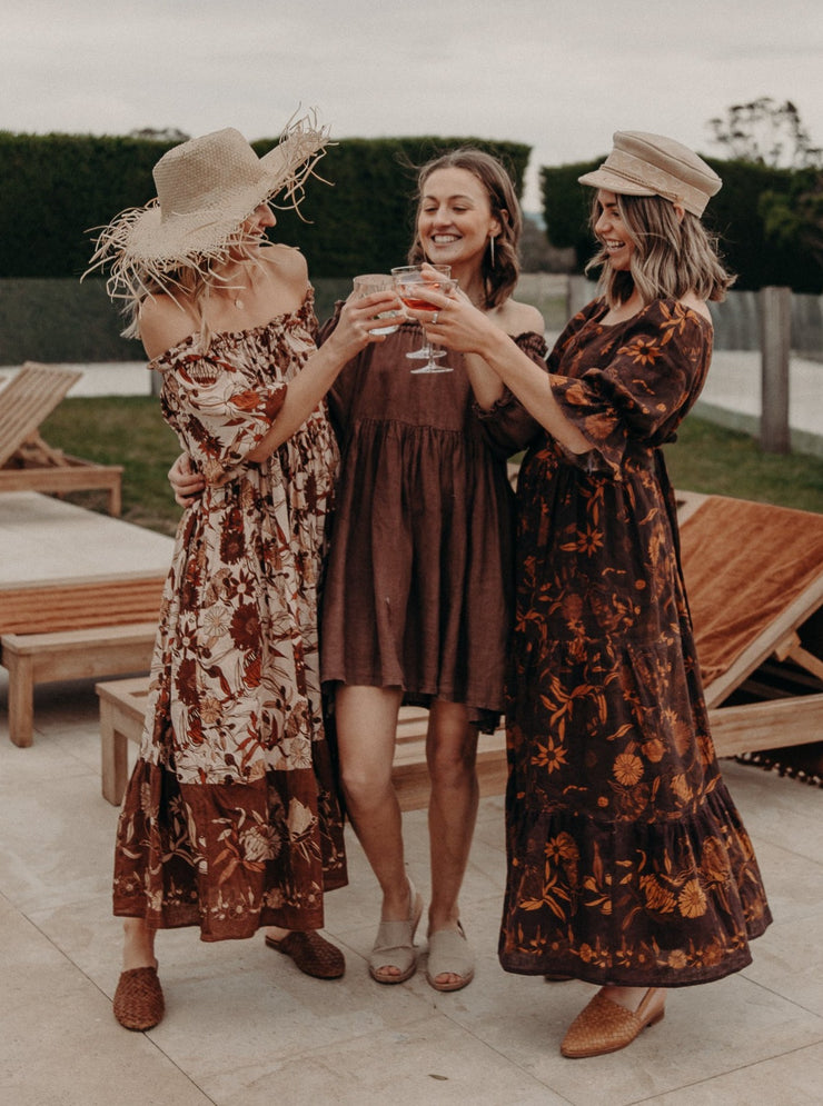 Summer Soiree in Australian made hemp dresses