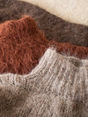 ethical merino knitwear earthy colours