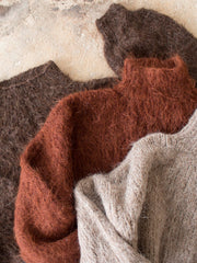 ethical alpaca knitwear earthy colour jumper