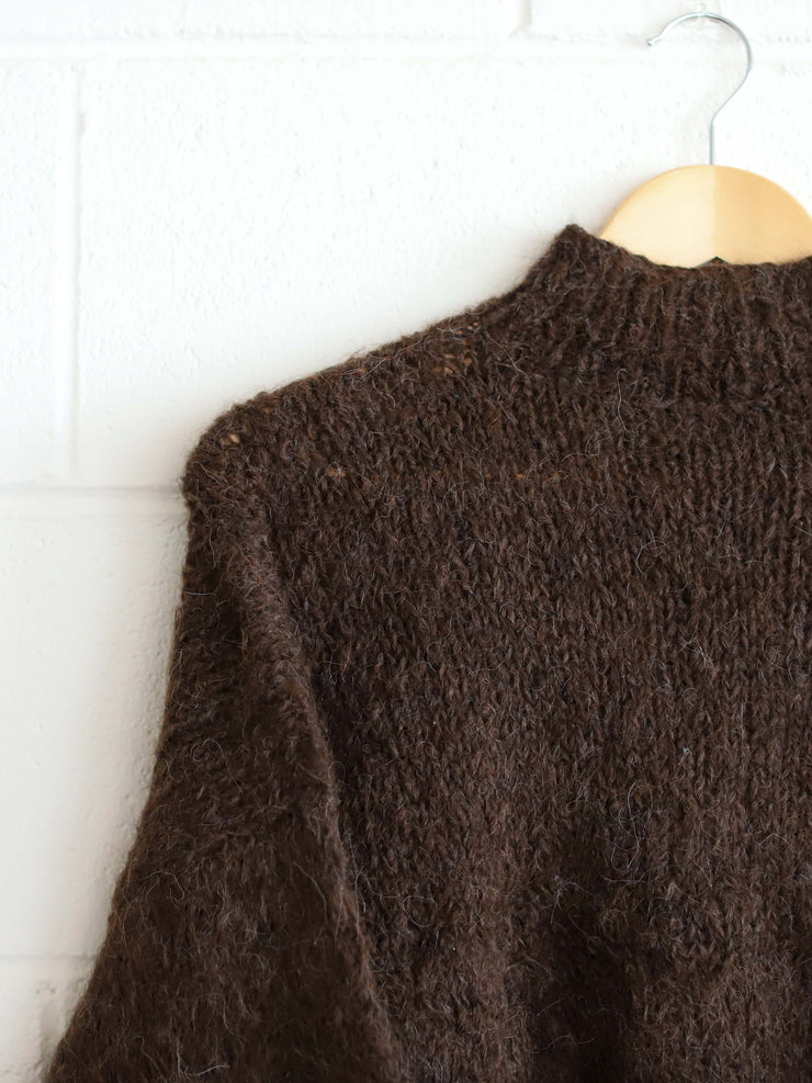 ethical alpaca knitwear earthy colour
